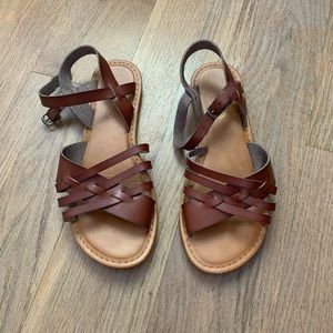 Brown sandals